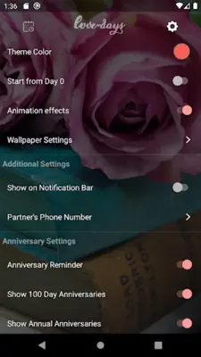 Love Days Pro android App screenshot 1