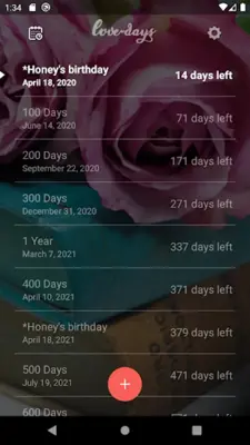 Love Days Pro android App screenshot 4